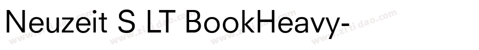 Neuzeit S LT BookHeavy字体转换